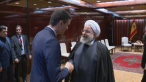 Sánchez mantiene encuentros bilaterales con presidentes de Irán y Egipo