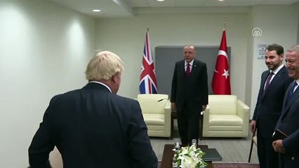 Cumhurbaşkanı Erdoğan, İngiltere Başbakanı Johnson'la görüştü - NEW YORK
