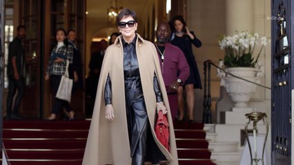 Kris Jenner Paired a Cape with Head-to-Toe Leather and It Was Glorious