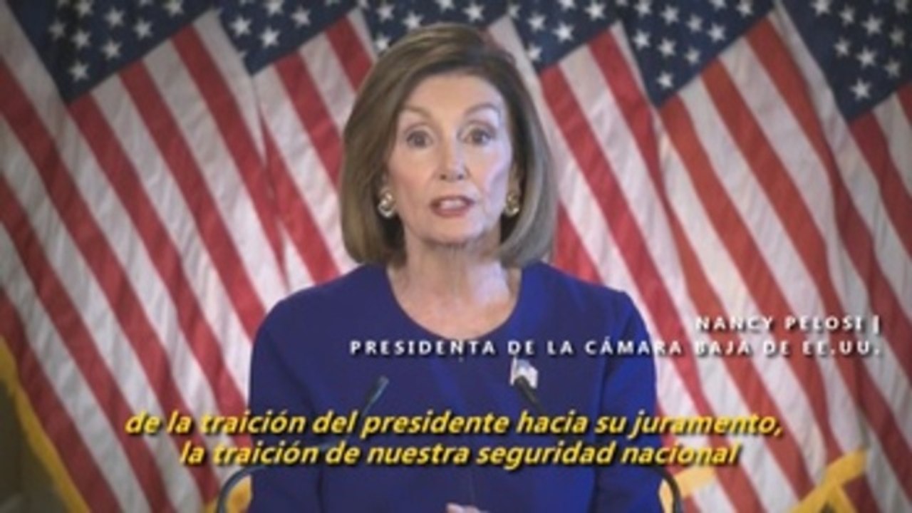 Demócratas iniciarán juicio político contra Trump por presiones a Ucrania