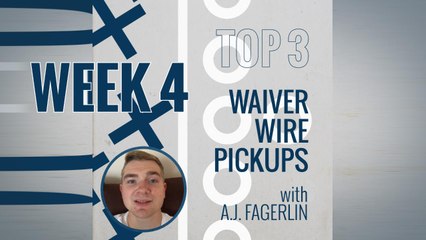 Week 4: Fantasy Football Waiver Wire Pickups