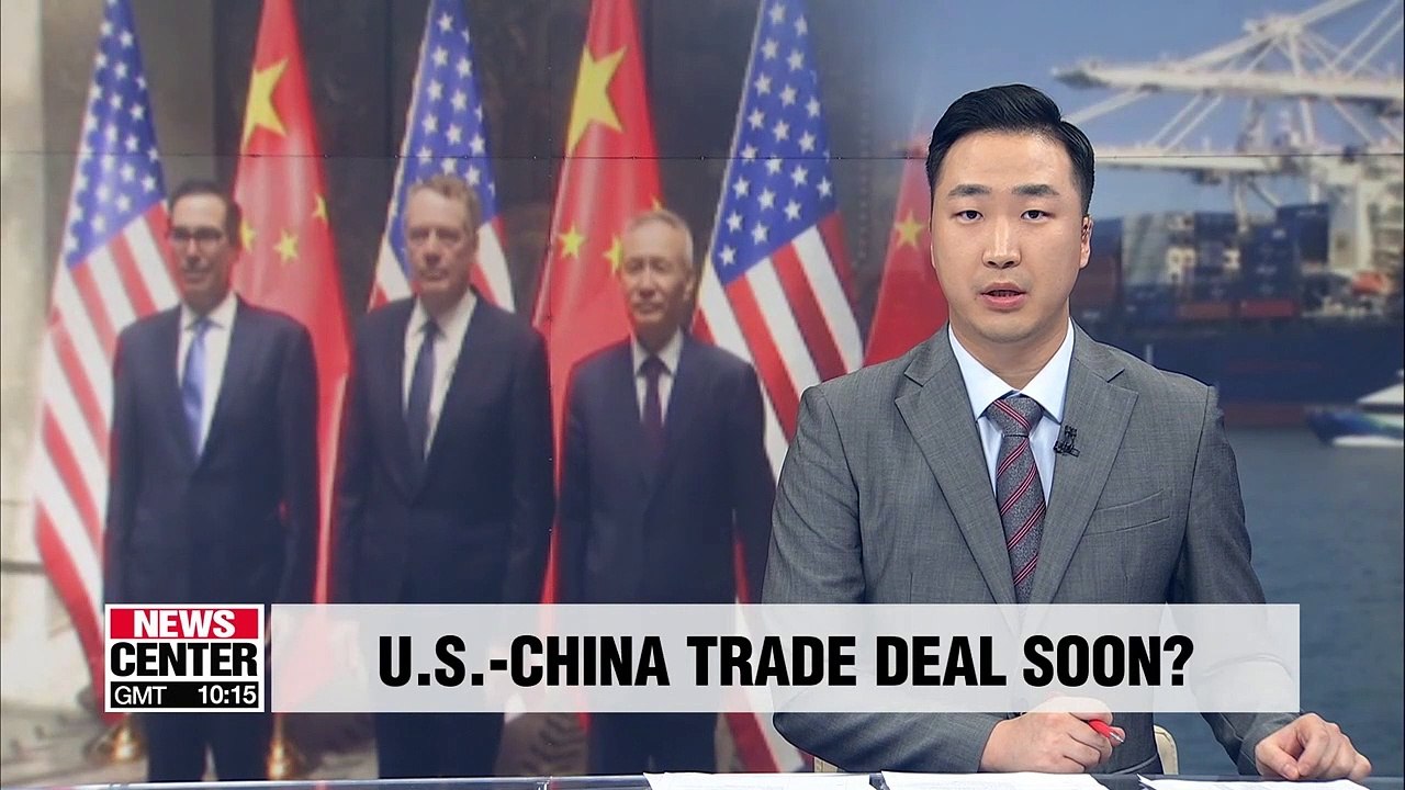 Trump says U.S.-China trade deal could happen sooner than expected