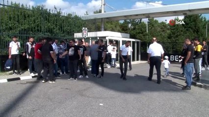 Beşiktaş taraftarlarından takıma destek