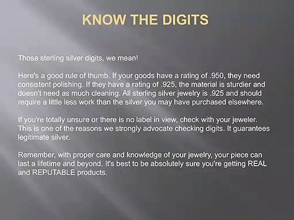 How to Care 925 Sterling Silver Jewelry