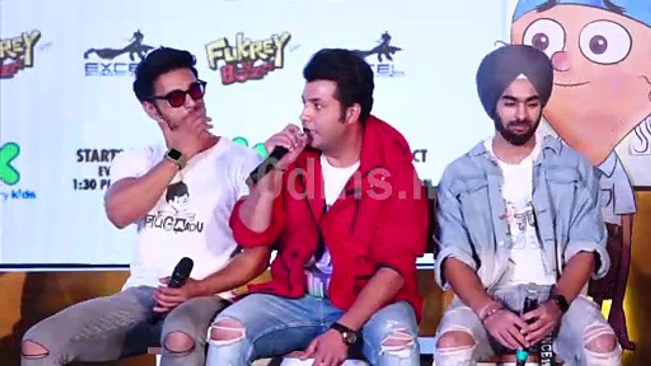 Fukrey Movie Director Called CARTOON to Varun Sharma | Fukrey Boyzzz Launch