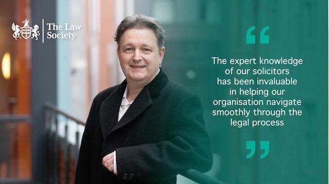 Solicitors are here to help with trusted advice says The Law Society