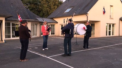 Le Auld alliance pipe band répète chaque jeudi
