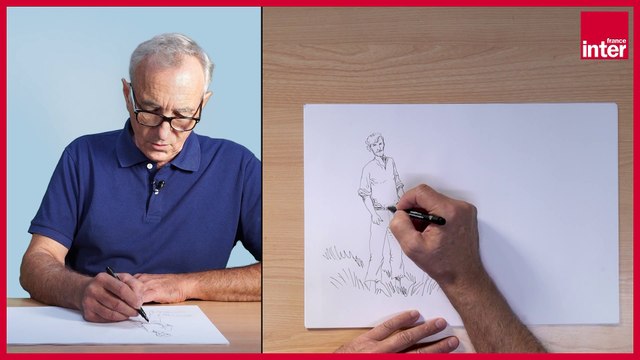 Bande dessinée : Le chant du monde , la leçon de dessin de Jacques Ferrandez