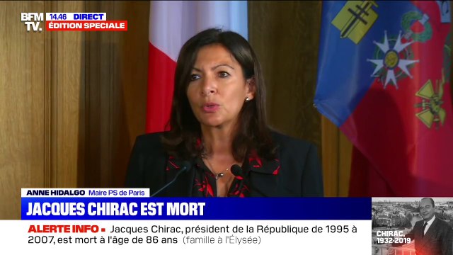 Mort e Jacques Chirac: Anne Hidalgo rend hommage à un homme d'État hors-norme