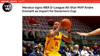 Rest in Peace Former Meralco Bolts Import, Andre Emmett