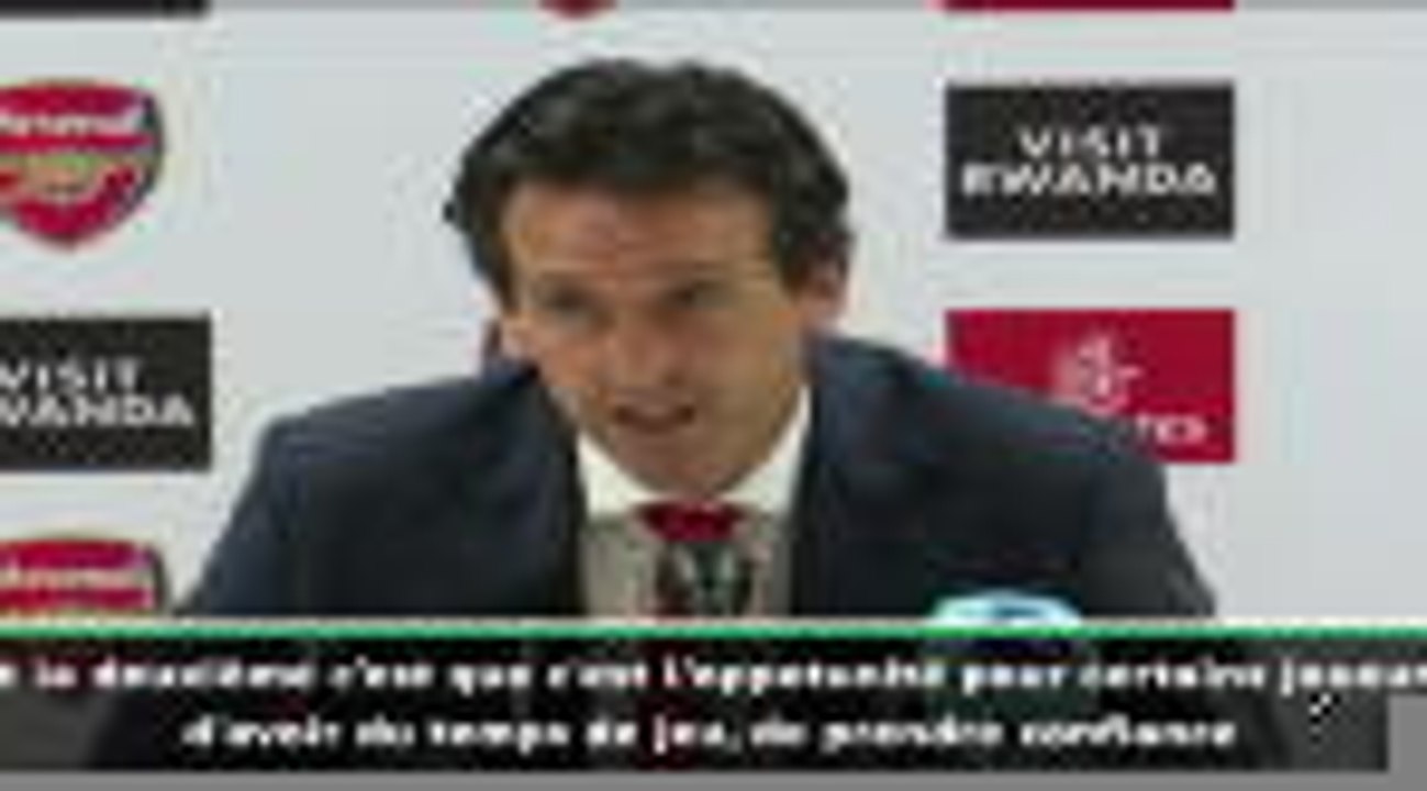 League Cup - Emery : "Beaucoup de choses positives"