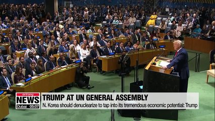 N. Korea should denuclearize to tap into its tremendous economic potential: Trump