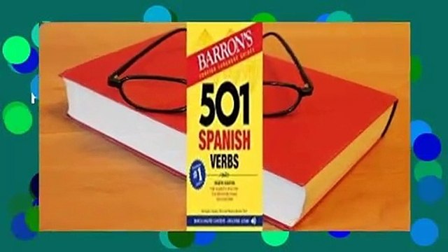 501 Spanish Verbs For Kindle