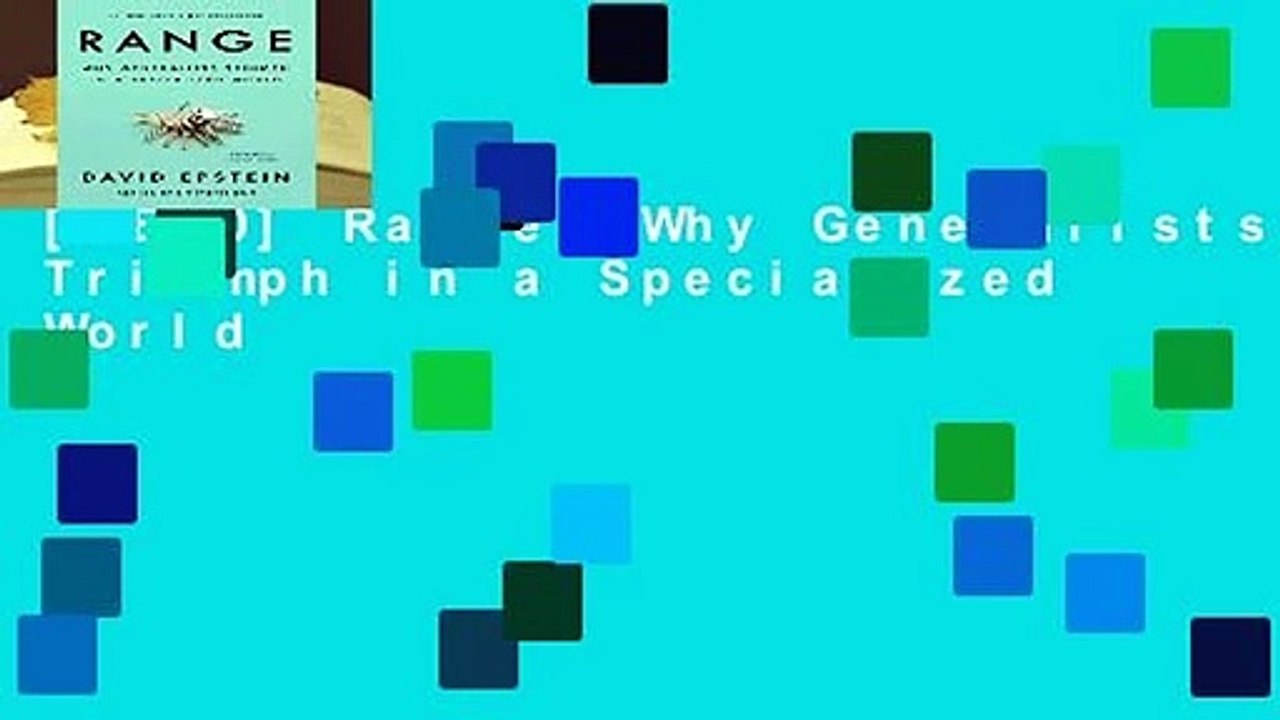 [READ] Range: Why Generalists Triumph in a Specialized World