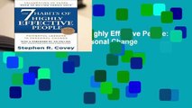 [FREE] The 7 Habits of Highly Effective People: Powerful Lessons in Personal Change