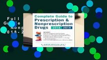 Full E-book  Complete Guide to Prescription   Nonprescription Drugs 2018-2019  Review