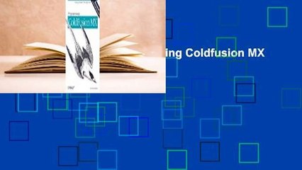 About For Books  Programming Coldfusion MX  Review