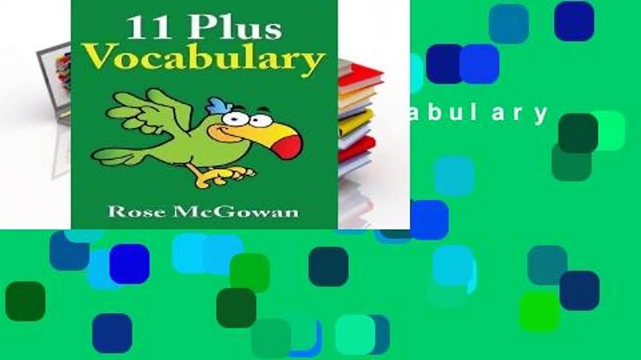 [FREE] 11 Plus Vocabulary