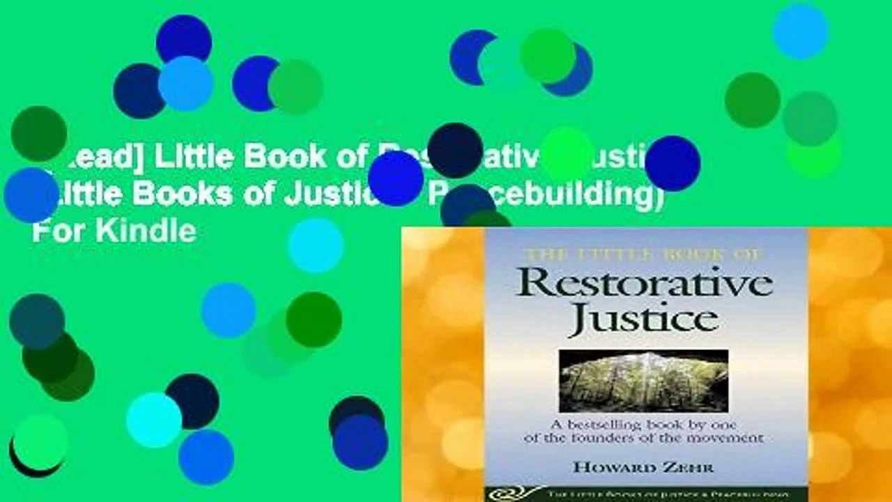 [Read] Little Book of Restorative Justice (Little Books of Justice   Peacebuilding)  For Kindle