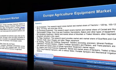 Europe Agriculture Equipment Market is forecasted to be US$ 67 Billion by 2025