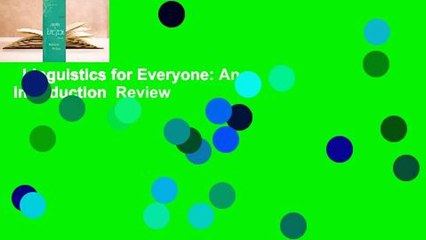 Linguistics for Everyone: An Introduction  Review
