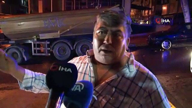 Kamyonu benzin dökerek ateşe verdi