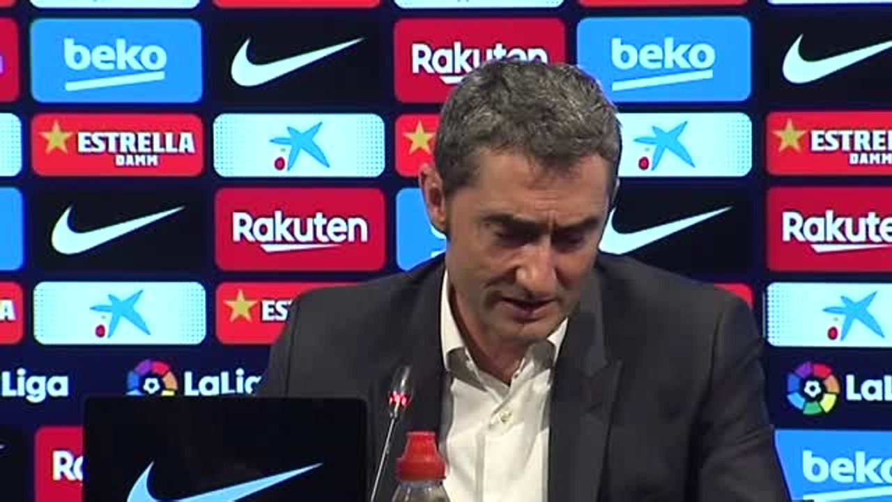 Valverde asegura que lo de Messi son sólo molestias: "Le hemos cambiado por precaución"