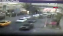 Adana'da polis servis aracına saldırı kamerada!