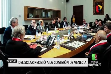 Del Solar y Zeballos sustentaron adelanto de elecciones ante Comisión de Venecia