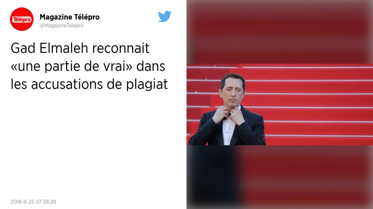 Gad Elmaleh reconnaît « une partie de vrai » dans les accusations de plagiat à son encontre