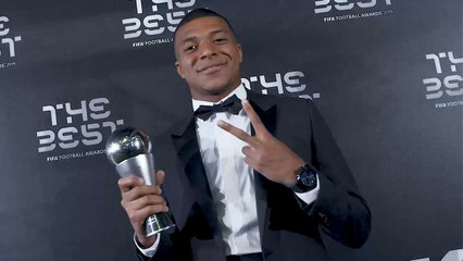 Avec Kylian Mbappé aux FIFA Football Awards 2019