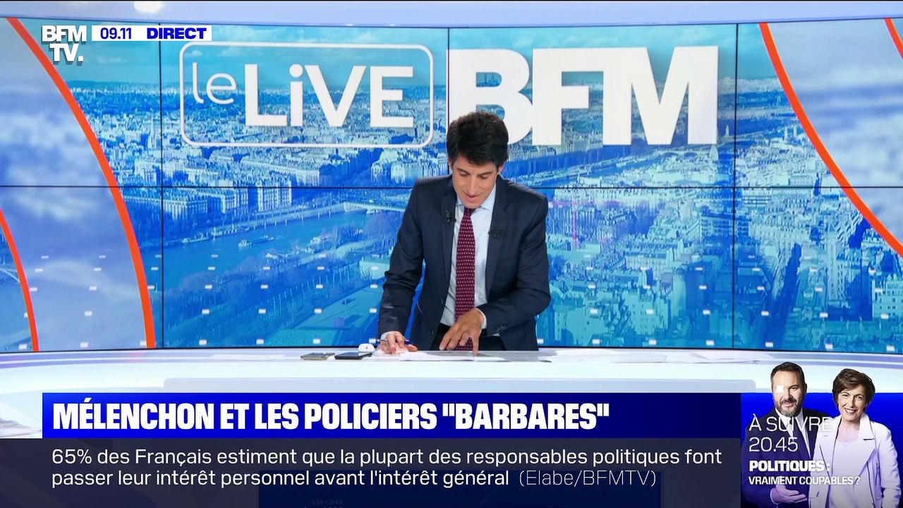 Mélenchon et les policiers "barbares" (1) - 25/09