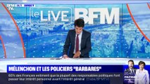Mélenchon et les policiers 