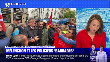 Mélenchon et les policiers "barbares" (2/2) - 25/09
