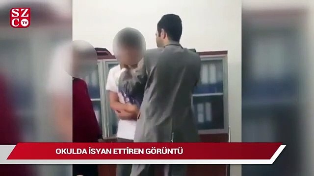 Okulda isyan ettiren görüntü
