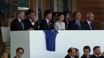Prince Akishino attends first Rugby World Cup 2019 match at kamaishi
