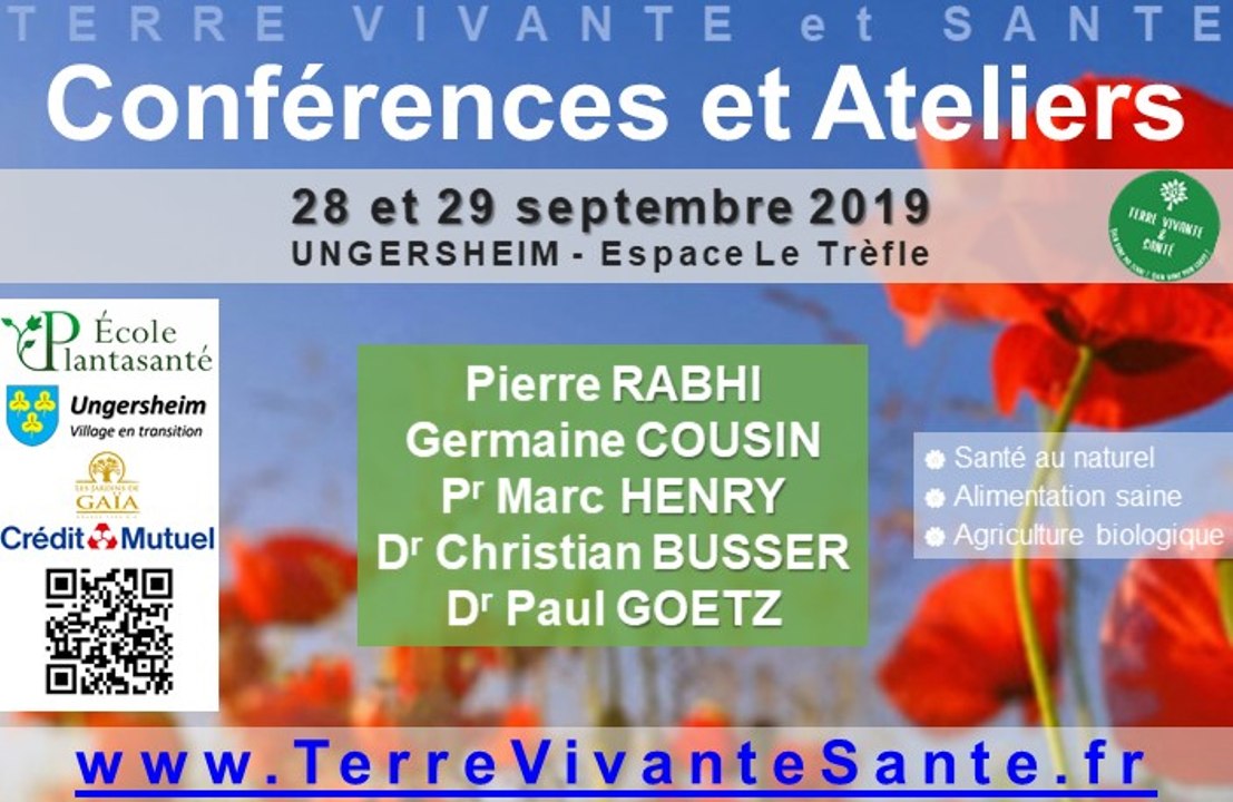 Elisabeth Busser présente les journées conférences et ateliers à Ungersheim