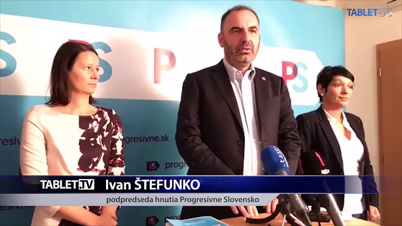 ZÁZNAM: TK politického hnutia Progresívne Slovensko