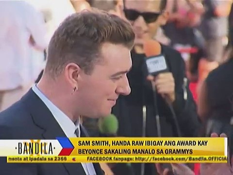 Sam Smith, handa raw ibigay ang award kay Beyonce sakaling manalo sa Grammys