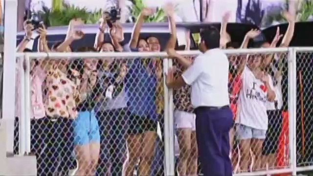 Janine at Carla, binisita si Kenjie sa training