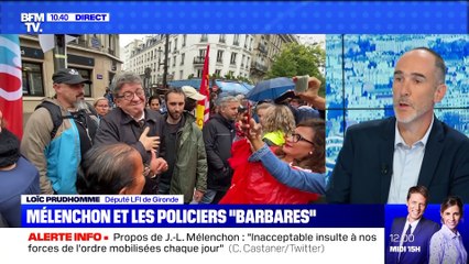 Mélenchon et les policiers "barbares" (3/4) - 25/09