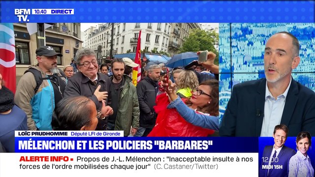 Mélenchon et les policiers barbares (3/4) - 25/09