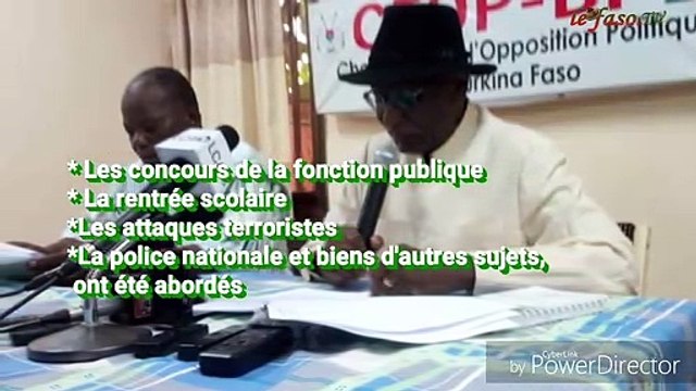 Rentrée scolaire 2019-2020 « L’opposition politique s’inquiète du sort réservé aux élèves, enseignants et parents », Amadou Diemdioda Dicko