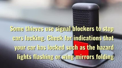 How to protect your car from theft