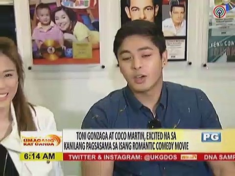 Toni Gonzaga at Coco Martin, excited na sa kanilang pagsasama sa isang Romantic Comedy Movie