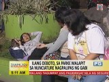 Ilang deboto, sa parke malapit sa Nunciature nagpapalipas ng gabi