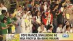 Pope Francis, sinalubong ng mga Pinoy sa iba-ibang paraan