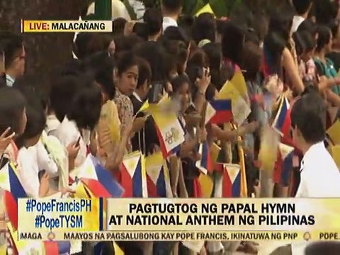 Courtesy visit ni Pope Francis sa Malacañang