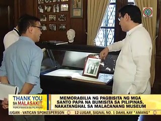Memorabilia ng pagbisita ng mga Santo Papa na bumisita sa Pilipinas, natakatanghal sa Malacanang Museum