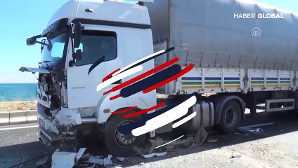 Otomobille TIR çarpıştı: 3 ölü, 3 yaralı